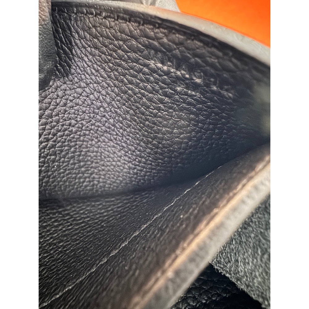 Hermes Sac a Depeches 38 Briefcase Black Togo Leather Palladium Hardware Bag New - Picture 7 of 16